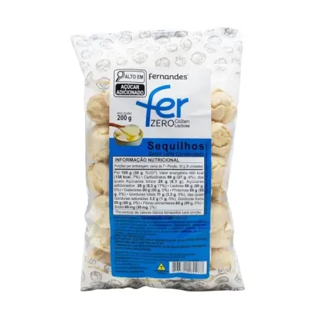 BISCOITO FERNANDES SEQUILHOS DE LEITE CONDENSADO SEM GLÚTEN 200G