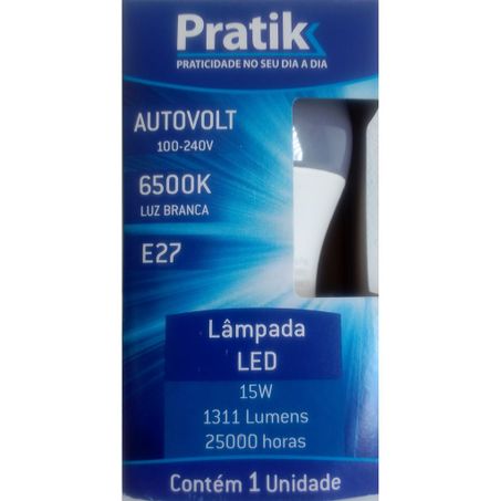 LAMPADA  LED PRATIK 15W BC (071896)