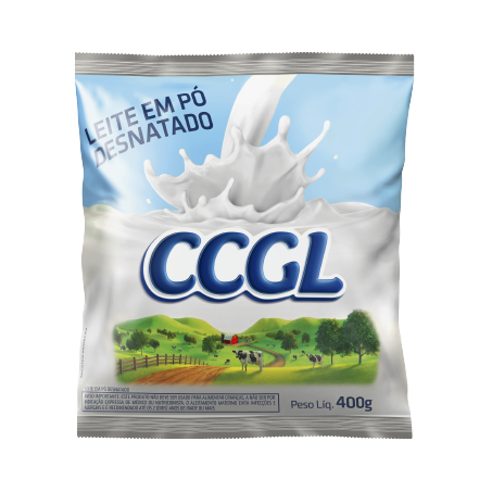 LEITE PÓ CCGL DESNATADO SACHET 400G