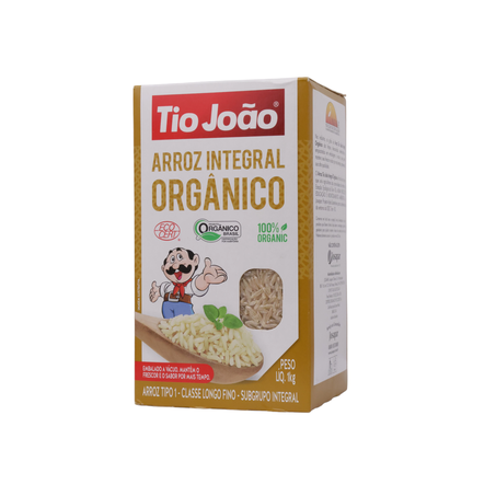ARROZ TIO JOÃO INTEGRAL ORGÂNICO 1KG 360-3