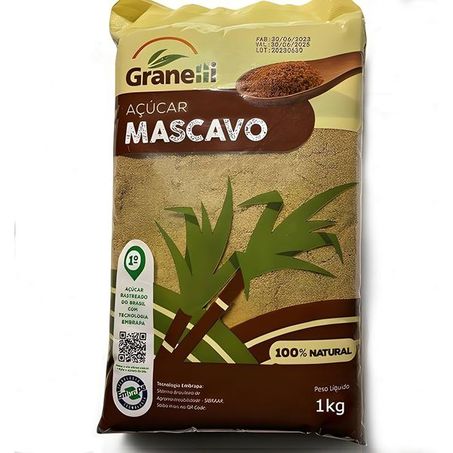 Açúcar Demerara Granelli 1kg