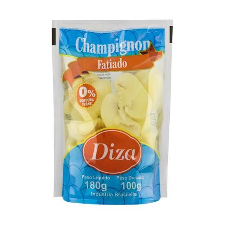 Champignon Diza Fatiado Embalagem 100G