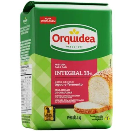Mistura para Pão Integral Orquídea 1kg
