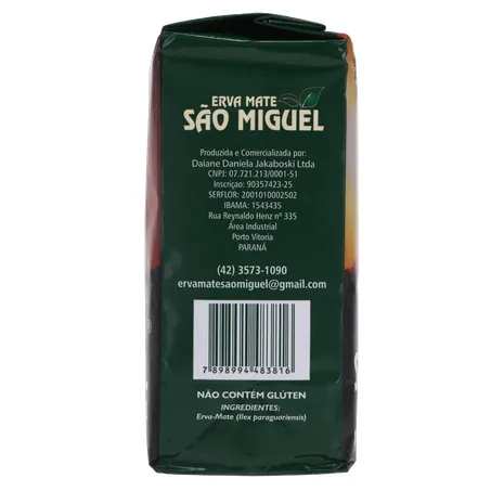 Erva mate sao miguel nativa 1kg 360-9
