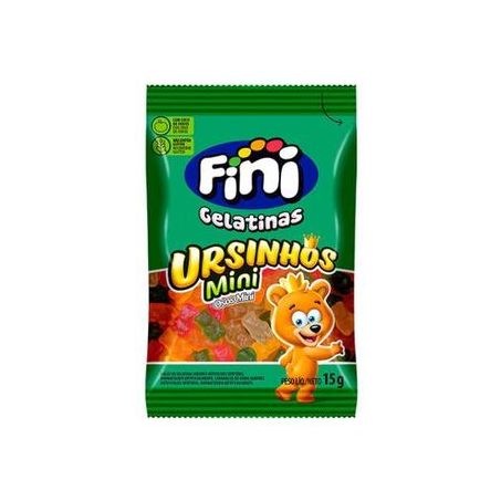 Bala gelatina ursinhos fini 15 g