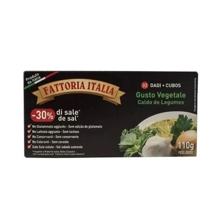 Caldo fattoria italia vegetais 110g