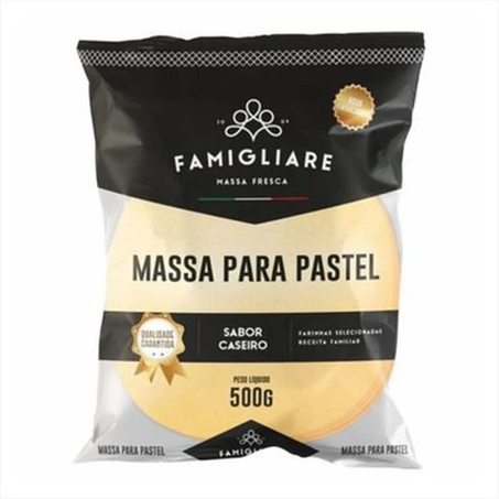 Massa de Pastel Disco Médio 500g