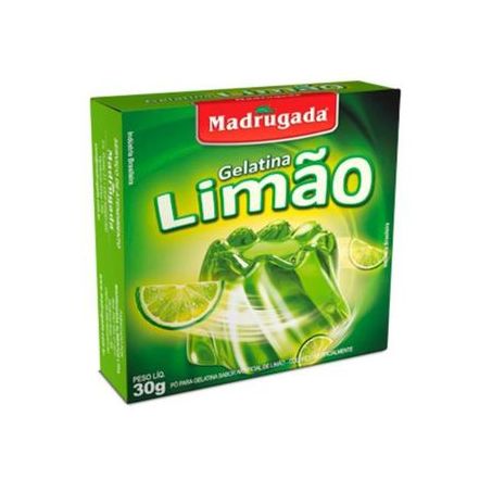 GELATINA MADRUGADA LIMÃO 30G