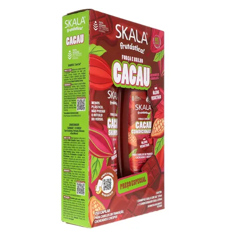 Kit Skala Cacau Cacau Shampoo 325ml Condicionador 200ml 
  360-31