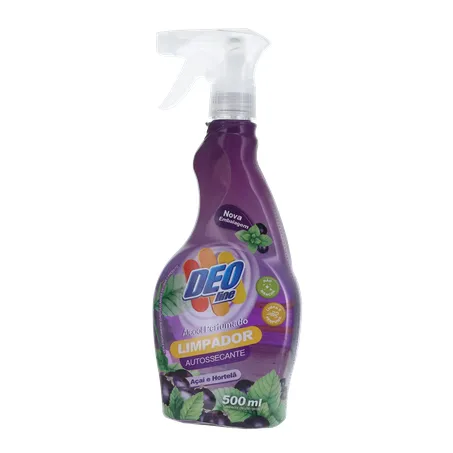 LIMPADOR PERFUMADO DEOLINE AUTOSSECANTE ACAI E HORTELA 500ML 360-2