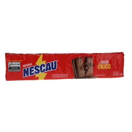 Biscoito Recheado Nescau Sabor Chocolate Pacote 140gr 360-35