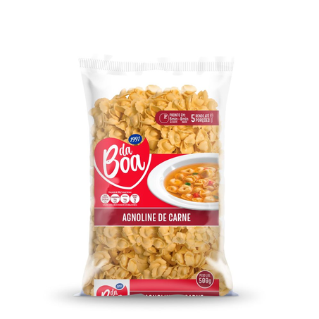 Massa Fresca da Boa Agnoline de Carne 500G