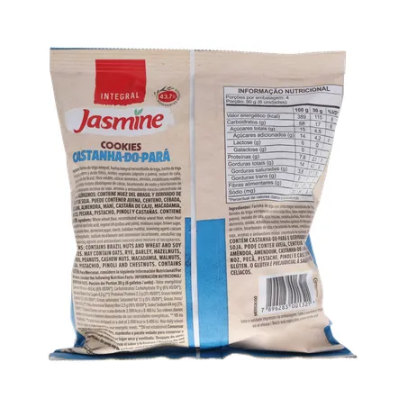 Cookie Integral Jasmine 120g - Castanha-do-pará 360-2