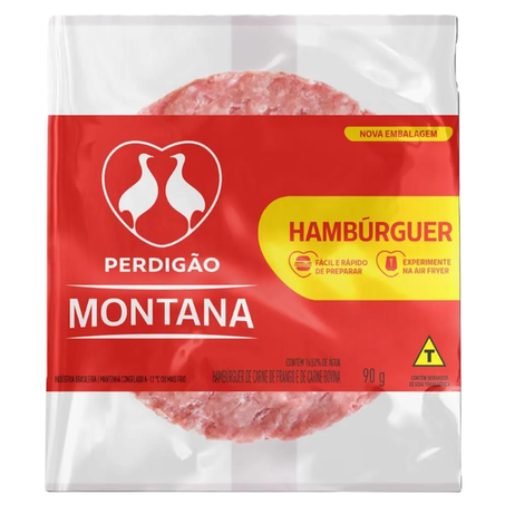 Hambúrguer Misto Perdigão Unidade 90G