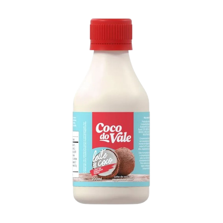 Leite de coco coco do vale light 200ml