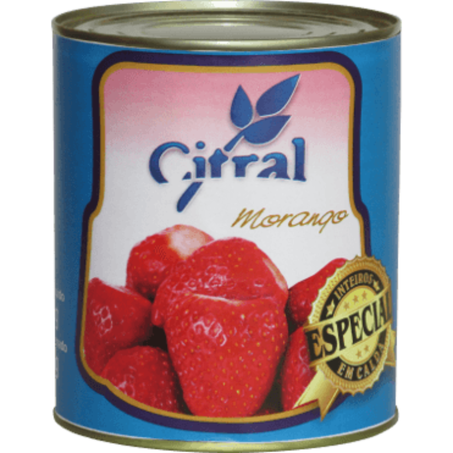 Morango calda citral 250gr inteiro