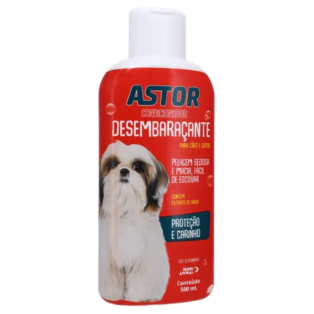 CONDICIONADOR ASTOR DESEMBARACANTE CAES E GATOS 500ML 360-34