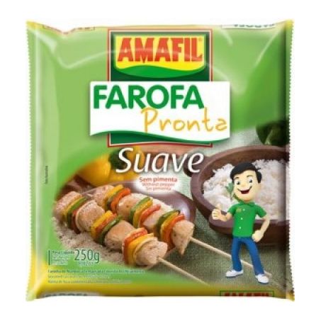 Farofa pronta amafil mand suave 250g