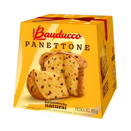PANETTONE MINI BAUDUCCO 80GR FRUTAS