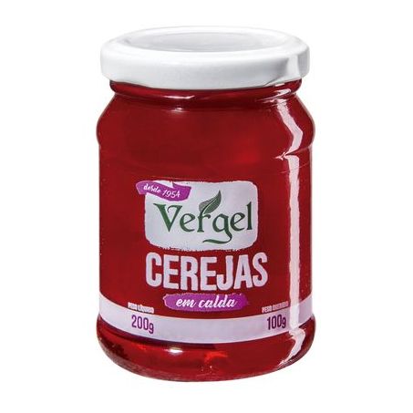 Vergel-cereja 100g em conserva vidro