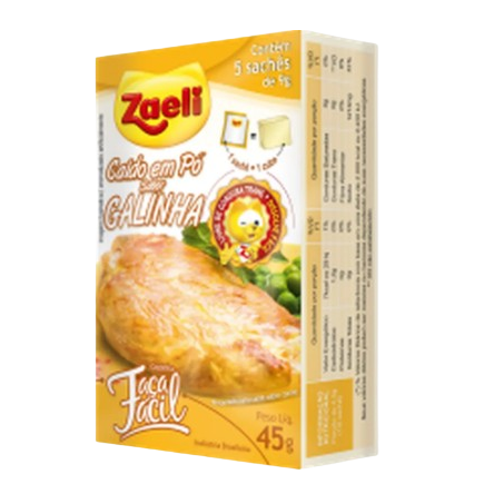 Caldo em po galinha zaeli 45g