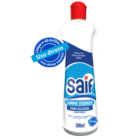 Limpador limpa vidros saif squeese 500ml