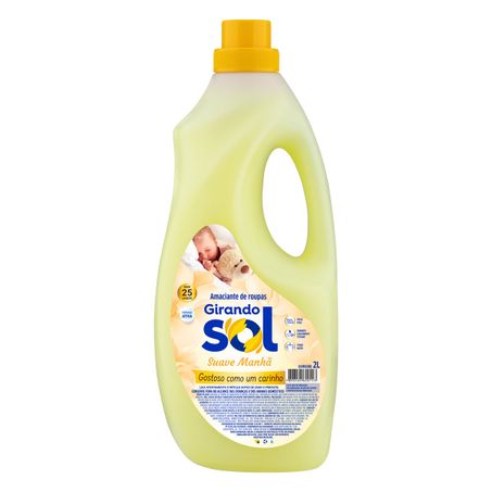 AMACIANTE DE ROUPA DILUÍDO SUAVE MANHÃ GIRANDO SOL 2L