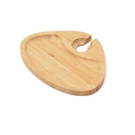 BANDEJA OIKOS C/APOIO TAÇA BAMBU 1PC