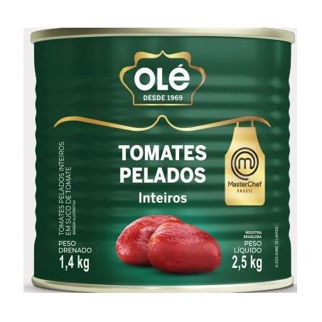 TOMATES PELADOS OLÉ INTEIROS 1,4KG