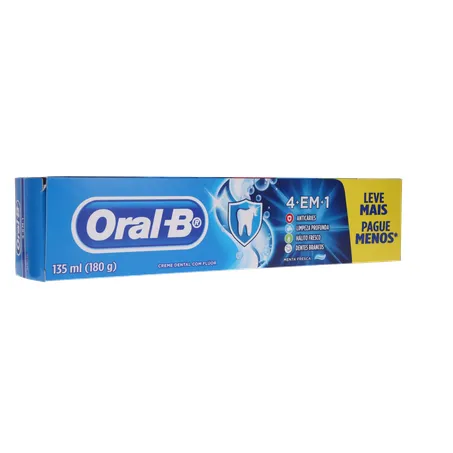 Creme dental oral-b 4 em 1 leve mais pague menos 180g 360-33