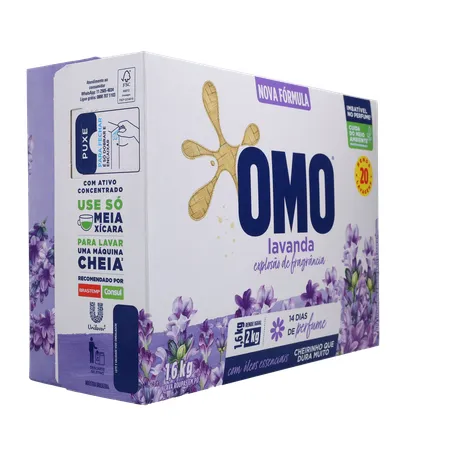 Lava Roupas em Pó Omo Lavanda 1,6Kg 360-31