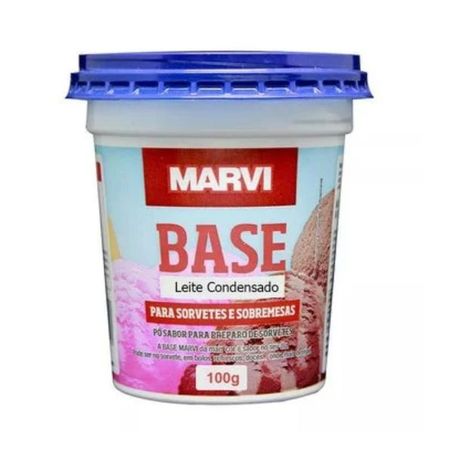 BASE PARA SORVETE MARVI PÓ LEITE CONDENSADO 100G