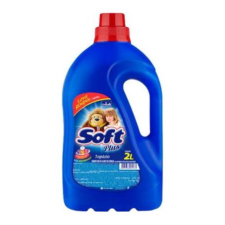 Lava Roupas Líquido Soft Plus Topázio Frasco 2lt