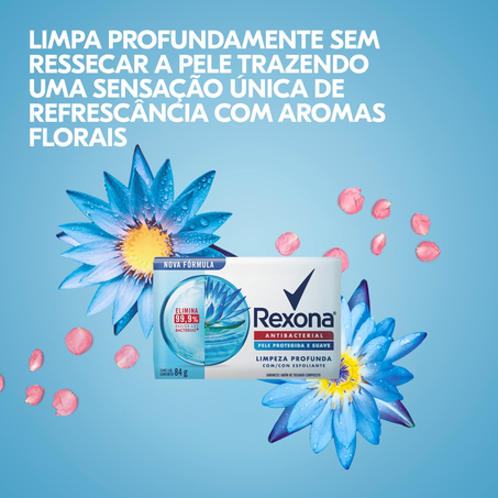 Sabonete Rexona Antibacterial Limpeza Profunda 84G 360-4