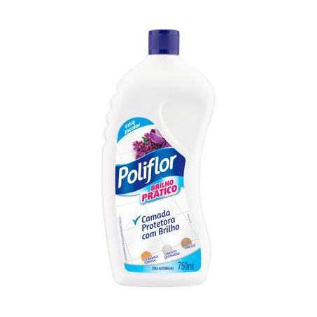 Cera Líquida Poliflor Pratic Incolor 750ML