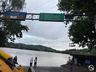 Barca interrompe travessia no Rio Uruguai em Itapiranga; nível já ultrapassa 9 metros