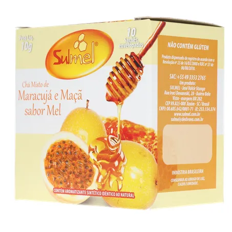 Cha sulmel maracuja maca mel 10g 360-22
