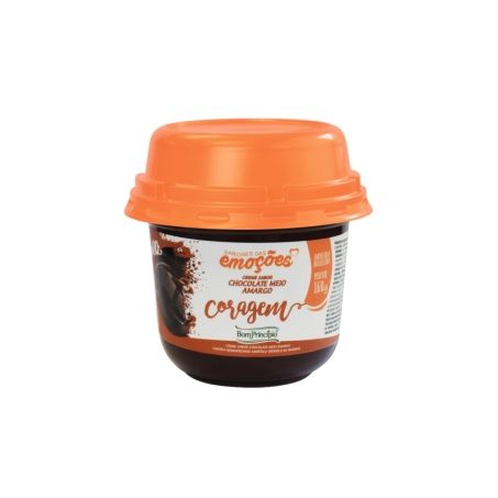 Creme chocolate meio amargo coragem 140g bom principio