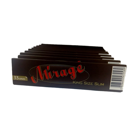 PAPEL FUMO MIRAGE KING SIZE 33FLS