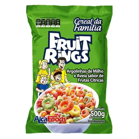 Cereal alcafoods fruit rings 500g