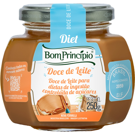 Doce leite bom principio 250g diet