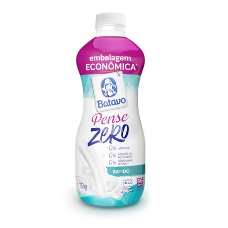 Iogurte batavo 1150g pense zero batido