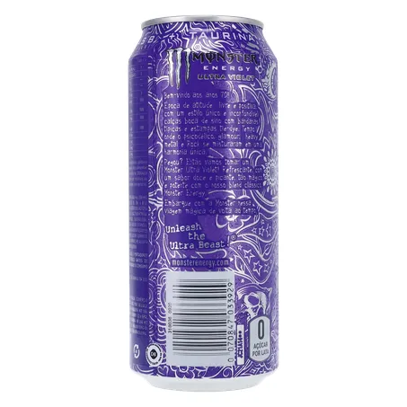Energético Monster Ultra Violet Sem Açúcar 473Ml 360-22