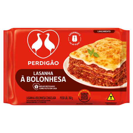 Mini Lasanha Perdigão Bolonhesa 350g
