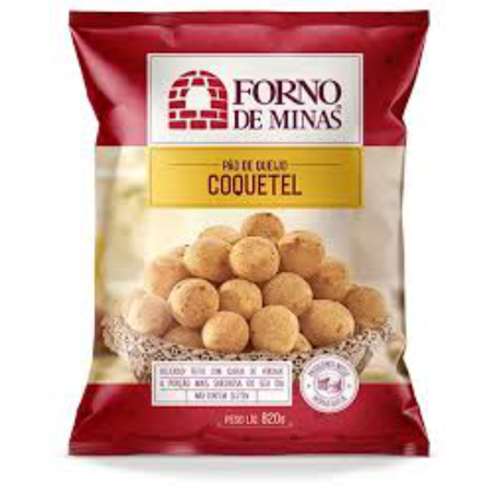 PAO DE QUEIJO FORNO MINAS 820G COQUETEL