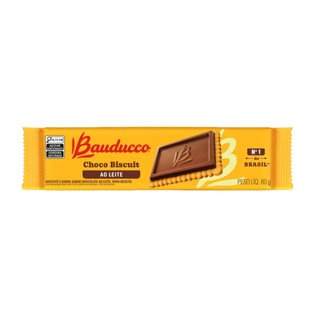 BAUDUCCO CHOCO BISCUIT AO LEITE 80G