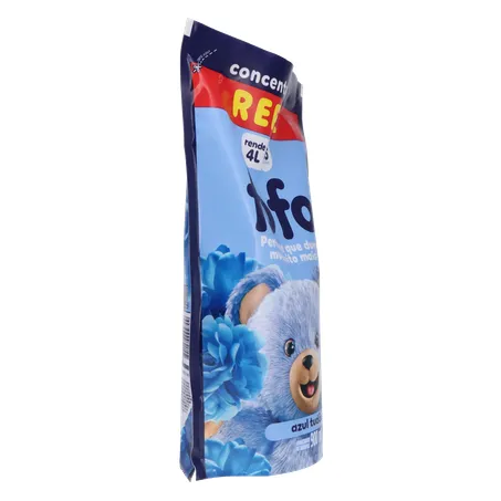 Amaciante de Roupas Concentrado Fofo Azul Tudao 900Ml 360-30