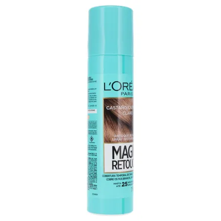 TINTA DE CABELO SPRAY L'ORÉAL PARIS MAGIC RETOUCH CASTANHO CLARO 360-31