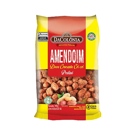 AMENDOIM DOCE CROCANTE CRI-CRI DA COLÔNIA 140G