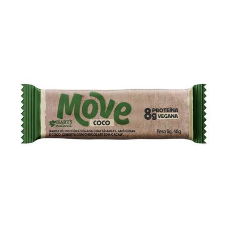 BARRA DE PROTEINA MOVE VEGANA HART'S 40G